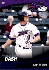 2011 Winston-Salem Dash Choice #24 Andy Wilkins Broken Arrow Oklahoma Card