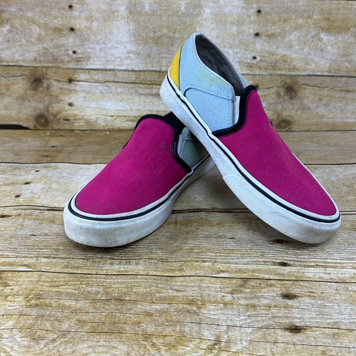 Vans off the Wall Asher Color Block Slip on Sneakers Skate Women Size 6
