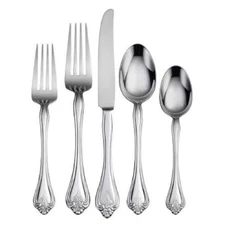 Oneida BOUTONNIERE - Stainless Steel 45pc. Flatware Set (Service for Eight)