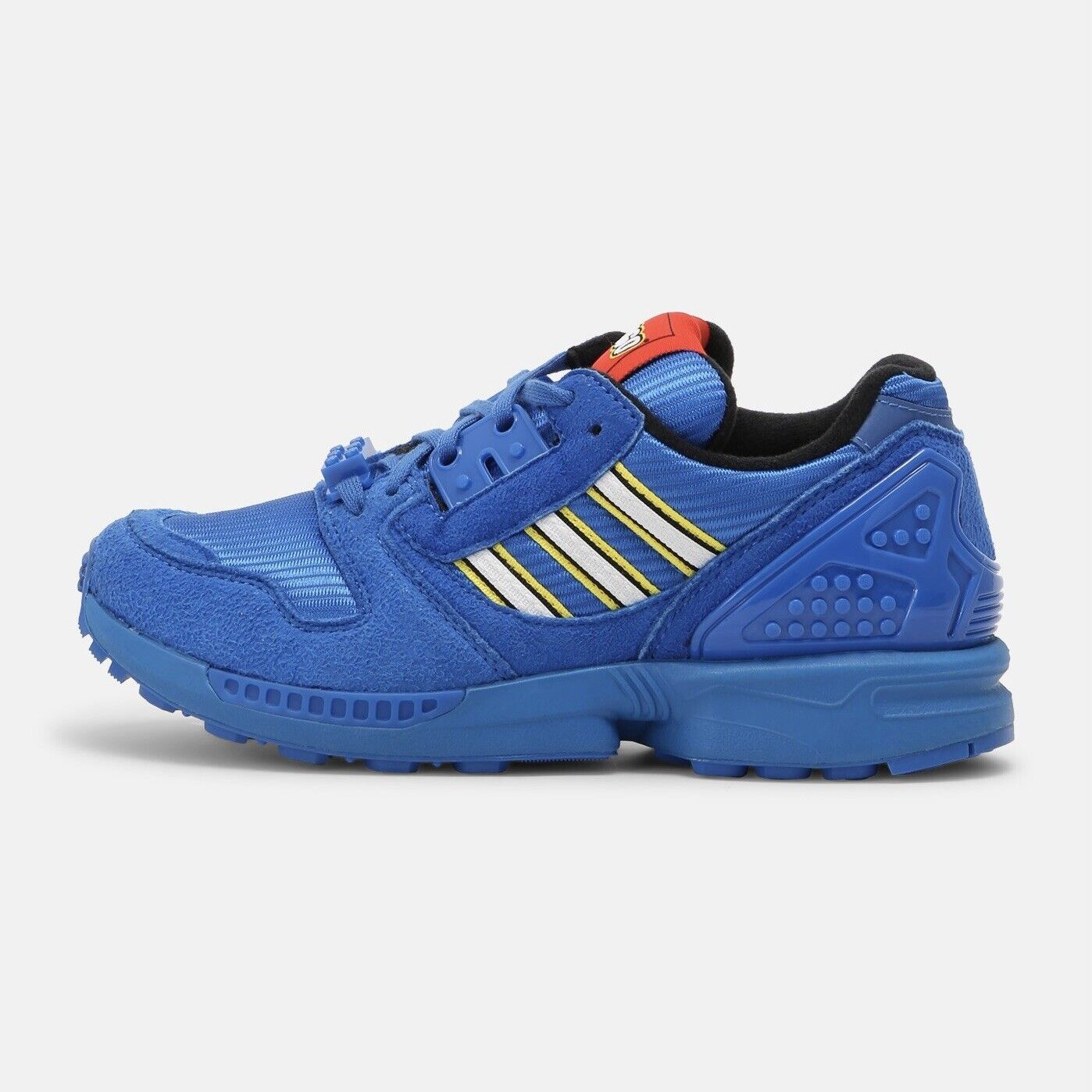 🔵 Adidas x LEGO ZX 8000 Jr Youth Kids Athletic Shoe Blue School Boys  Sneakers