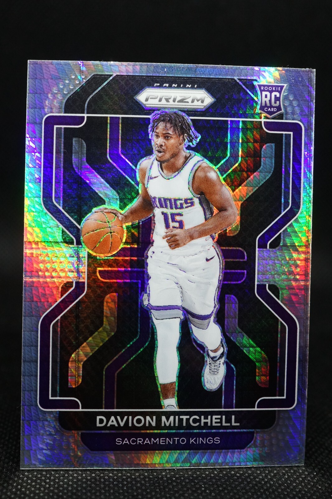 2021-22 NBA Panini Prizm Hyper #312 Davion Mitchell ROOKIE RC INVEST KINGS