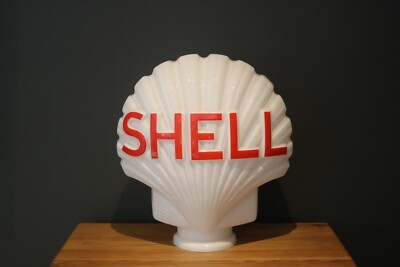 Shell Classic Zapfsäule Globus Glas Öl Gas Automobilia Memorabilia 