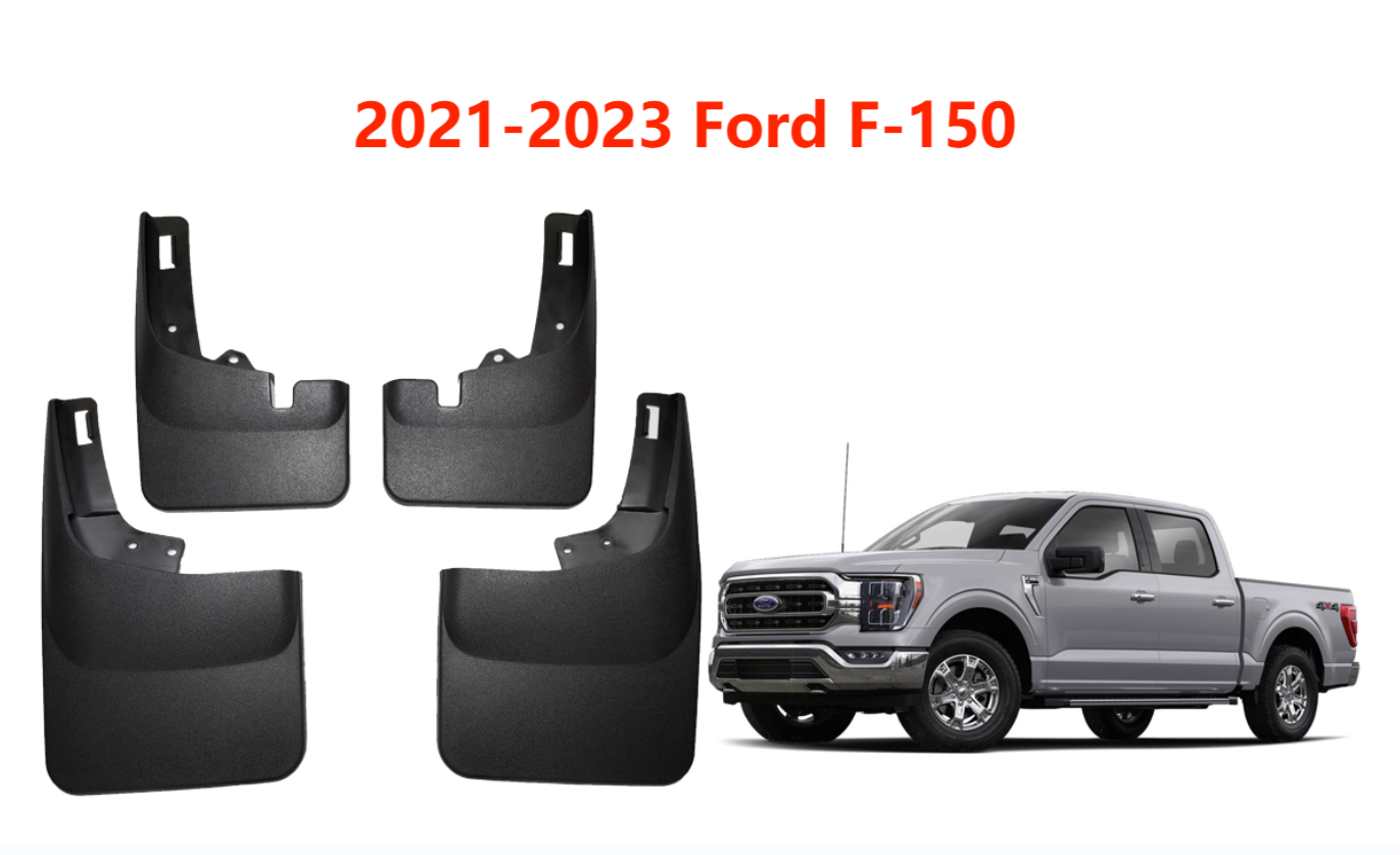 Mud Flaps Splash Guard Fender Mudguards Protector For 2021-2023 Ford F-150 4pcs-image