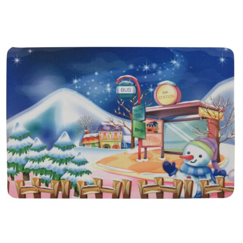 Non-Slip Christmas Doormat (Xmas Snowman Welcome Indoor Floor Mat) - Picture 1 of 6