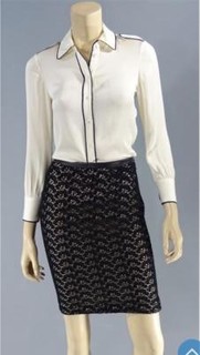 NASHVILLE JULIETTE BARNES HAYDEN PANETTIERE SCREEN WORN SHIRT & DVF SKIRT EP 104