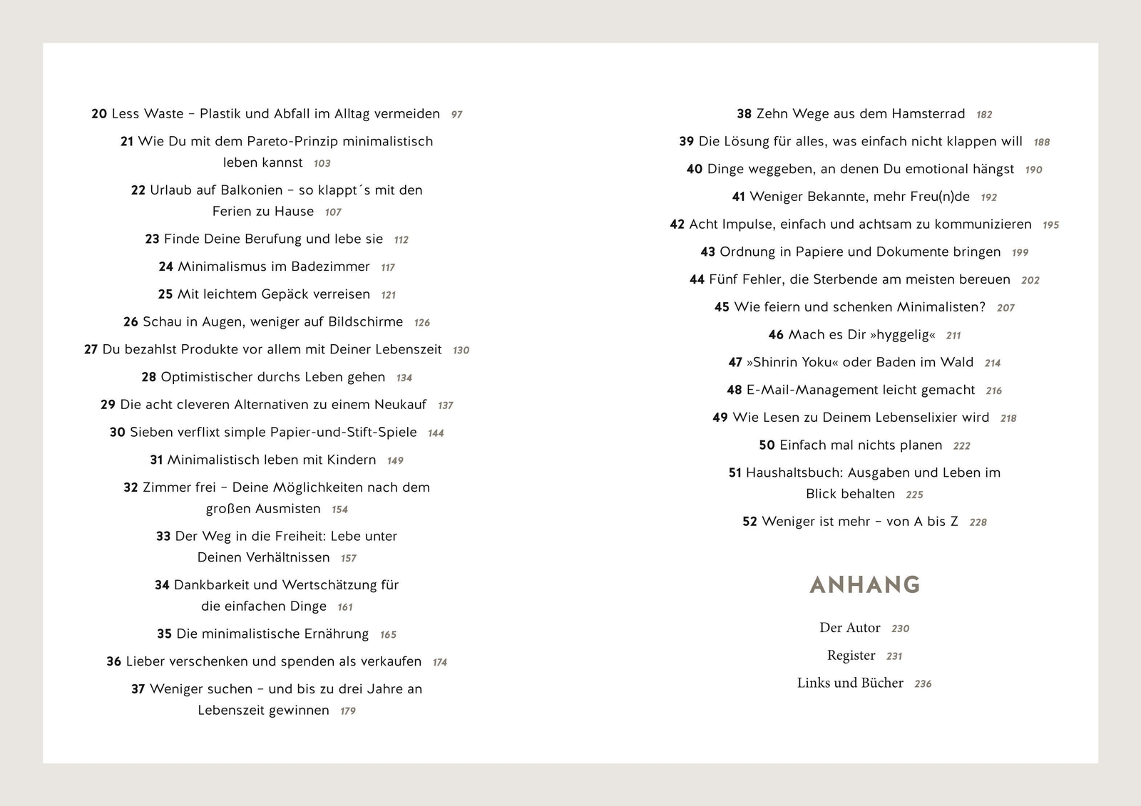 Thumbnail - Das Minimalismus-projekt | Christof Herrmann | Buch | Mind & Soul