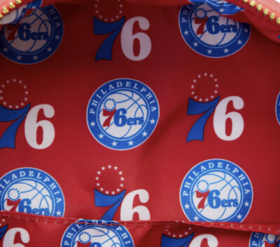 NBA Philadelphia 76ers Patch Icons Mini Backpack Loungefly NBA Philadelphia 76ers Patch Icons Mini Backpack Loungefly  main image 3