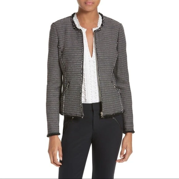 Rebecca taylor graphic tweed best sale jacket
