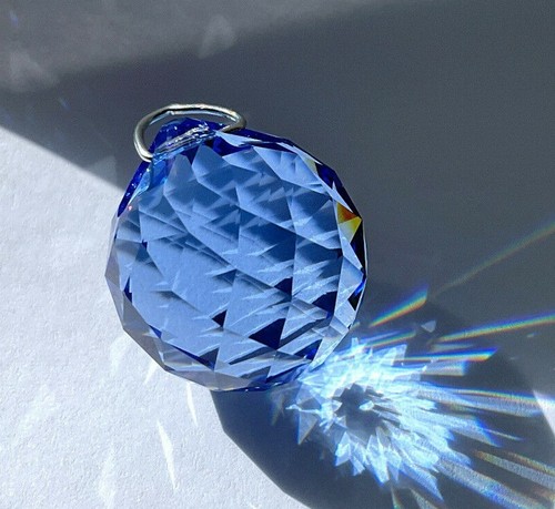 Swarovski 8558 20mm Faceted Sphere Crystal Ball Prism 3/4" - Choose Your Color - Picture 3 of 13