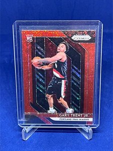 GARY TRENT JR 2018-19 PANINI PRIZM FAST BREAK RED PRIZM ROOKIE RC #D 3/125