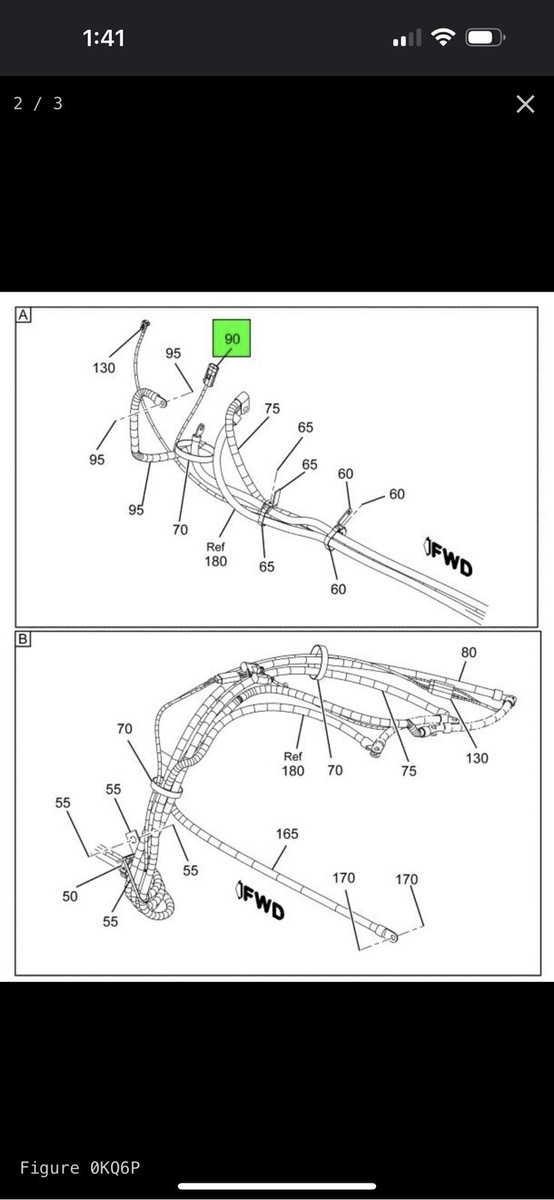 INTERNATIONAL NAVISTAR 3594398C91 CABLE, CLEAN POWER FEED BATTERY 