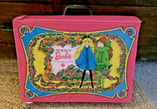 VINTAGE MATTEL 1968 BARBIE CASE PINK THE WORLD OF BARBIE