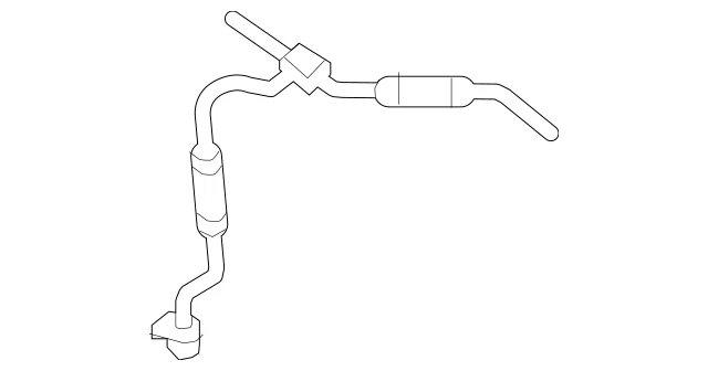 Conjunto de tubo original Ford F-350 Super Duty 2008-2010 8C3Z-9T516-C Foto 4 de 4