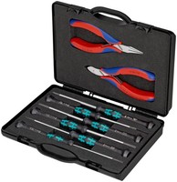 Knipex-Werk Elektronikzangen-Set 00 20 18 Werkzeugsets Elektronikzangen-Set