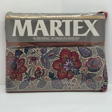 New Martex VTG Mid Century Avignon Full Flat Sheet for 54X75 Mattress Percale
