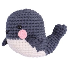 Trimits Amigurumi Crochet Whale Kit for Beginners - with Yarn Crochet Hook Sti