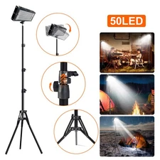 Portable Tripod Stand LED Work Light Flood Light Heavy Duty Metal Stand