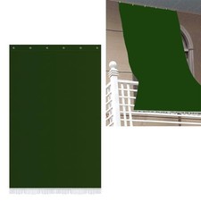 Tenda da Sole con Anelli A Caduta per Esterno Porta Balcone Veranda Tinta Unita