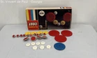 Vintage 1966 LEGO Building Toy No 001 Gears Set W Original Box 98% Complete Read