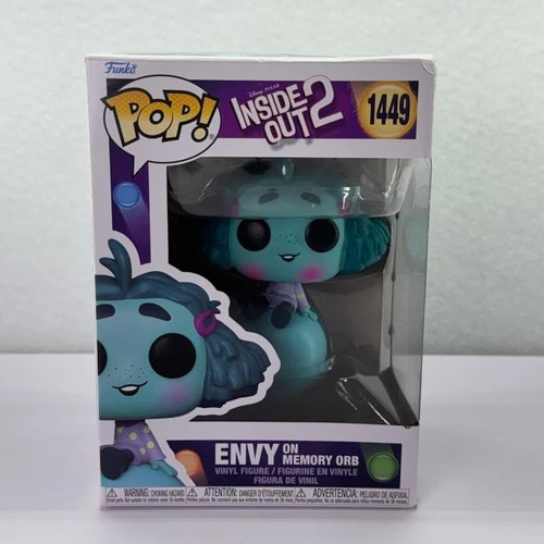 Funko Pop Disney Pixar Inside Out 2 Envy on Memory Orb 1449 Figure New