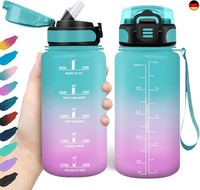 Trinkflasche Sport 500Ml, Auslaufsicher, Wasserflasche Bpa-Frei, Motivierende