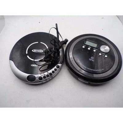 Jensen CD-115J and ONN ONA12AV025 Portable CD Player Bundle with FM Untested