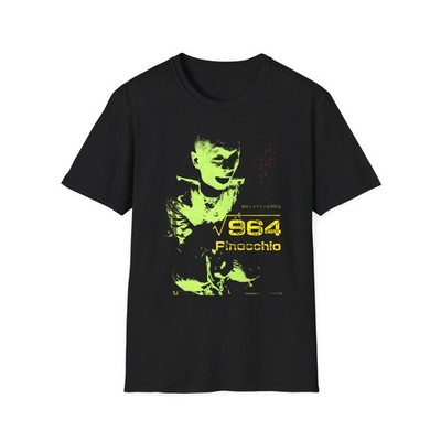 1991 japanese cyberpunk-horror film 964 pinocchio movie poster tshirt