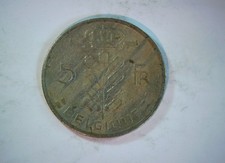Belgium 1967 5 Francs Belgium 5 Francs (King Baudouin; French legend) Coin