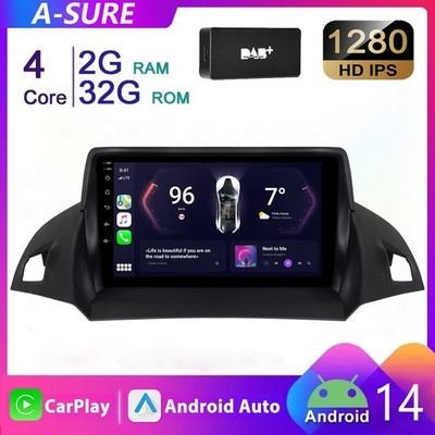 DAB 2+64G Android 15 Autoradio Für C-Max Ford Kuga 2012-2018 Escape Carplay Navi