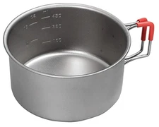 Evernew Titanium 570fd Cup - Ultra-Light, Durable, Rust-Resistant Camping &