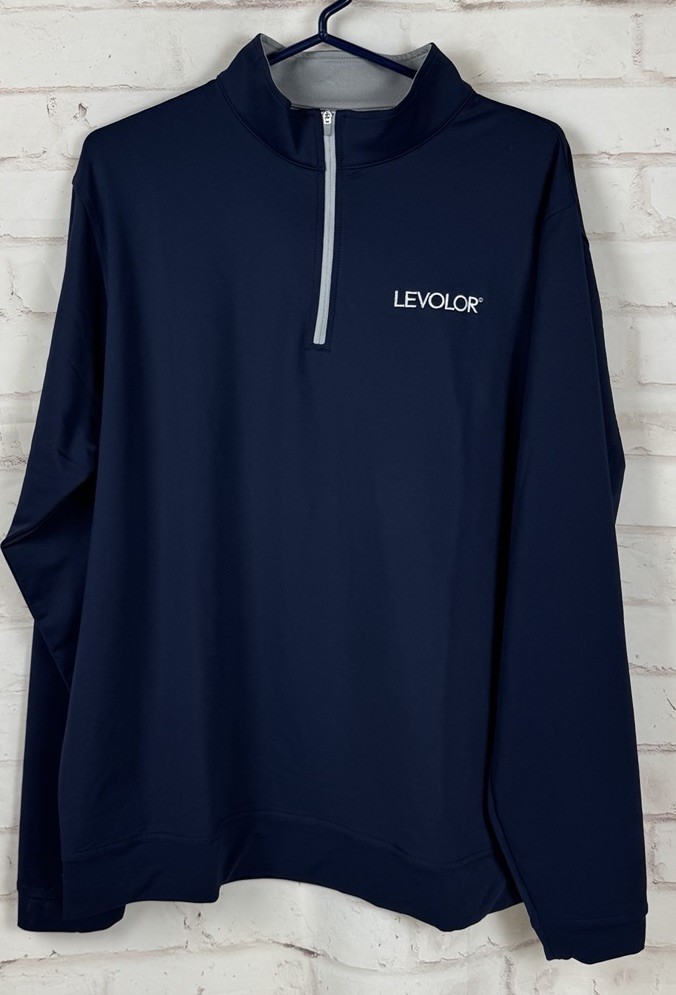 PETER MILLAR  1/4 Zip Performance Pullover Size L… - image 1