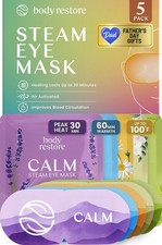 Body Restore Heated Eye Mask for Dry Eyes 5 Pack   5 Count Pack of 1 