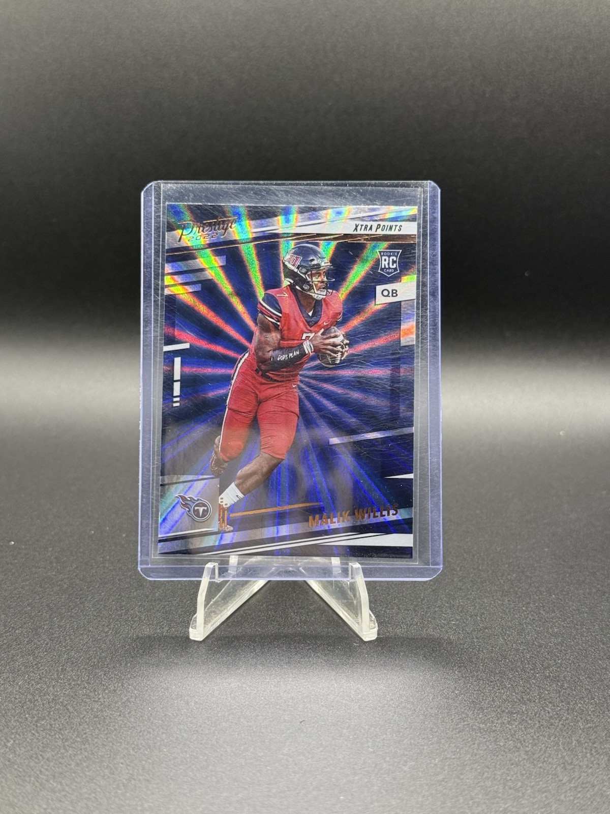 2022 Panini Prestige - Rookies Malik Willis #303 Xtra Points Sunburst (RC)