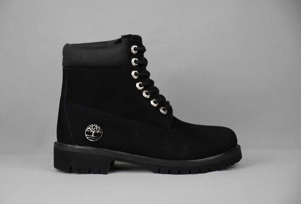Women Timberland Boots Black Nubuck 36