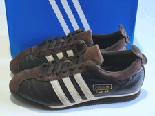 ADIDAS *CUP 68* (915342) SCARPE DA GINNASTICA UOMO 2007 VINTAGE PELLE MARRONE UK 8 EU 42