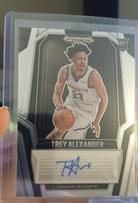 2024-25 Panini Prizm Black Rookie Signatures Trey Alexander #RS-ALX (AU, RC)