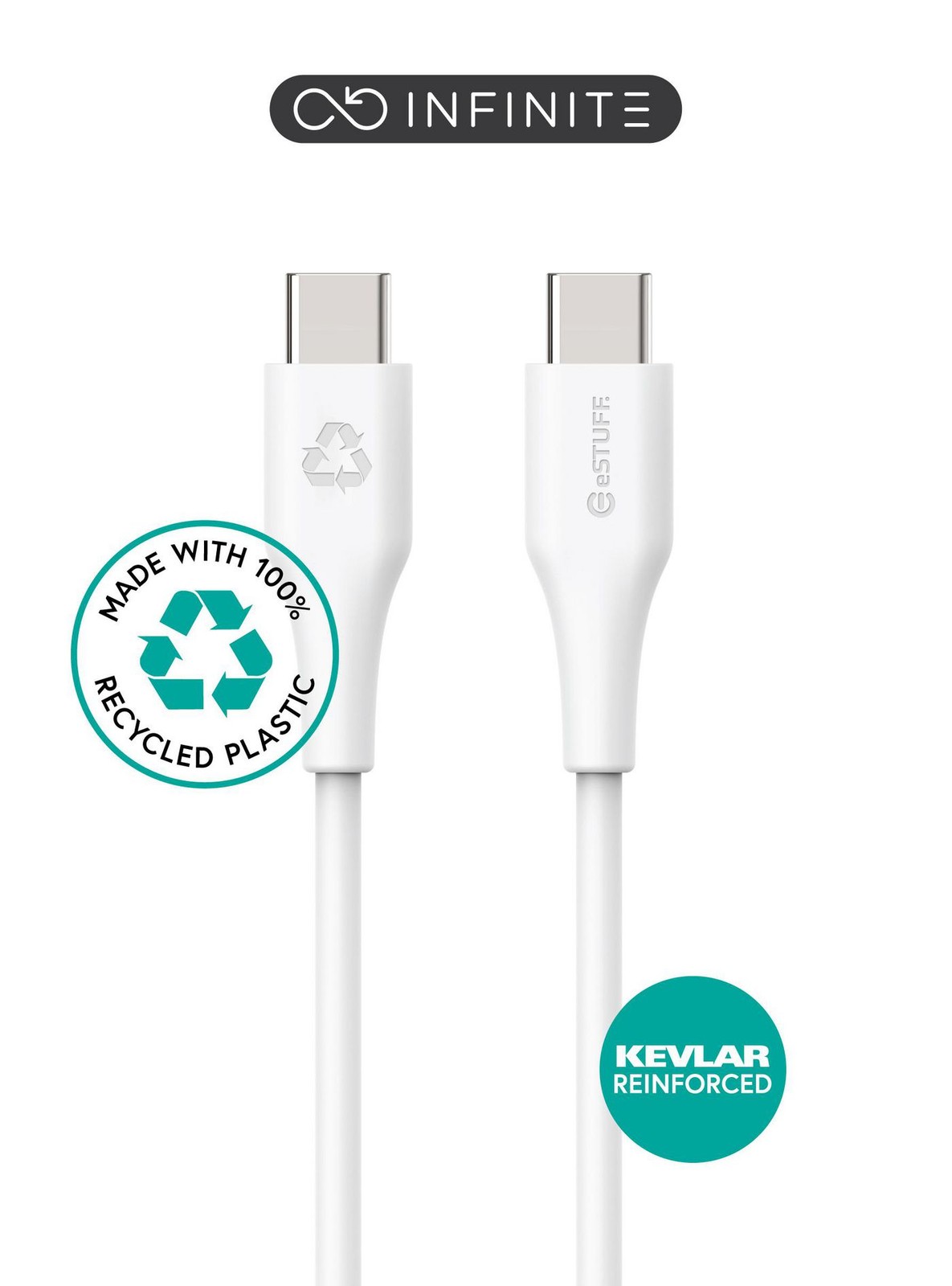 eSTUFF ES604070 INFINITE USB-C to USB-C Cable