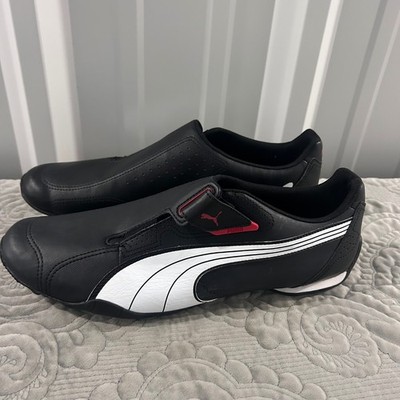 Puma Drift Cat 5 Core Mens Black White Red Driving Shoes Sneakers Low Top