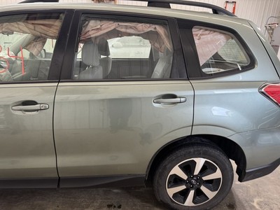 17-18 SUBARU FORESTER DRIVER LEFT REAR SIDE DOOR JASMINE GREEN H5Q