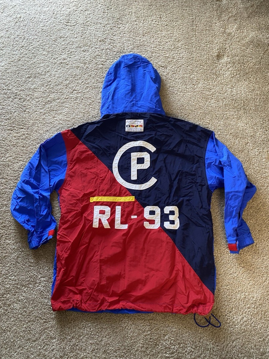 Polo Ralph Lauren RL-93 Vintage Hooded Jacket Windbreaker Polo Ralph Lauren RL-93 Vintage Hooded Jacket Windbreaker