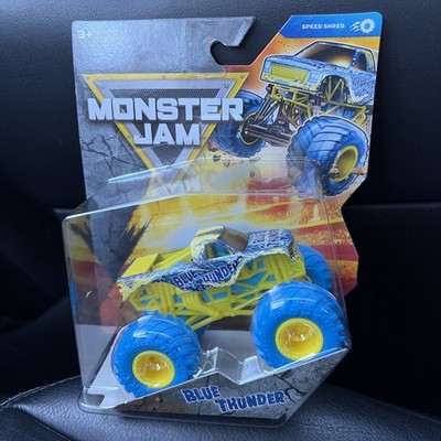 Monster Jam 2026 Official Speed Shred Blue Thunder 1:64 Diecast Truck Series 45