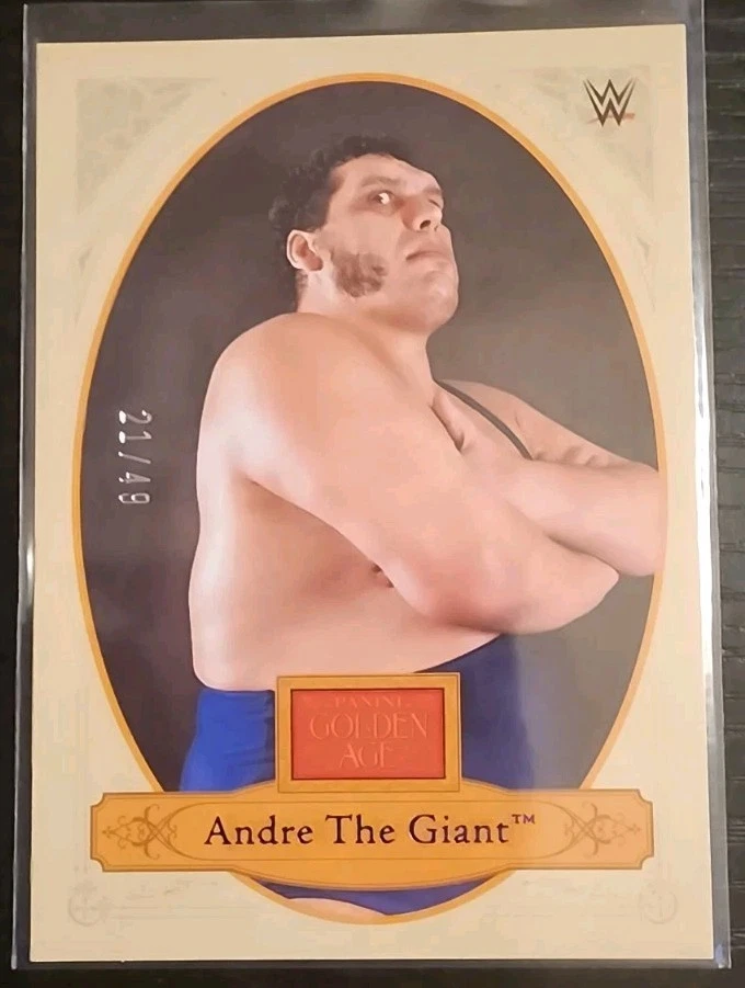 2023 Panini Chronicles WWE - Golden Age Purple #176 Andre the Giant /49