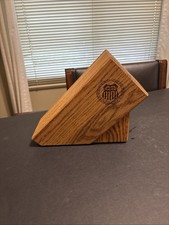 Union Pacific Railroad Logo 5- Knife Block  A...
