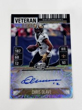 2024 Contenders Optic Chris Olave #VTA-CO Veteran Ticket Auto Black Scope #02/25