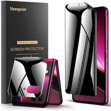 Newspoint for Motorola Razr 2024 Privacy Screen Protector 2024