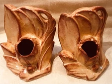 McCoy Pottery 1940’s Tulip Bookends