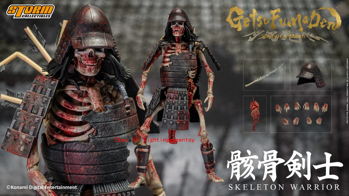 Storm Toys GFUD03 Getsu Fūma Den 1/12 Skeleton Warrior Action 