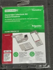 Homeline Square D Generator Interlock Kit Indoor/Outdoor HOMCRBGK1C 100-125A