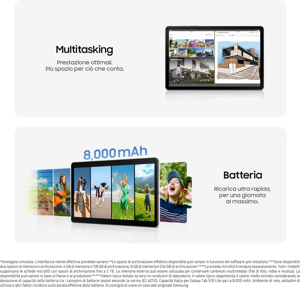 Samsung Galaxy Tab S10 Lite · 128GB · Cellular, foto 3 di 5