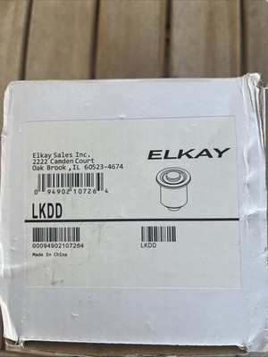 Elkay LKDD 3-1/2'' Basket Strainer and Stopper - Stainless Steel - New